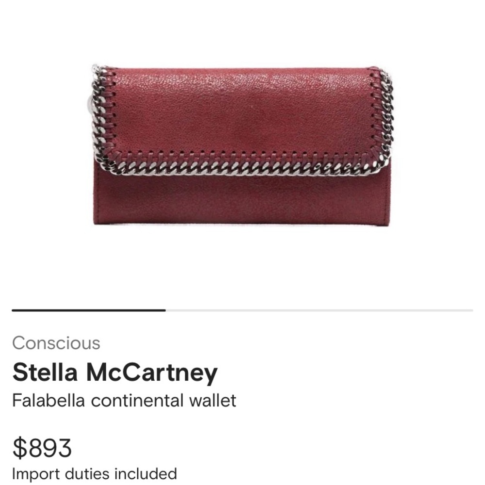 Stella McCartney Falabella Continental Wallet